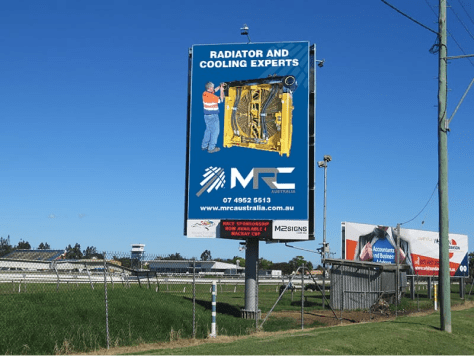 Billboard at Racecouse MRC Australia