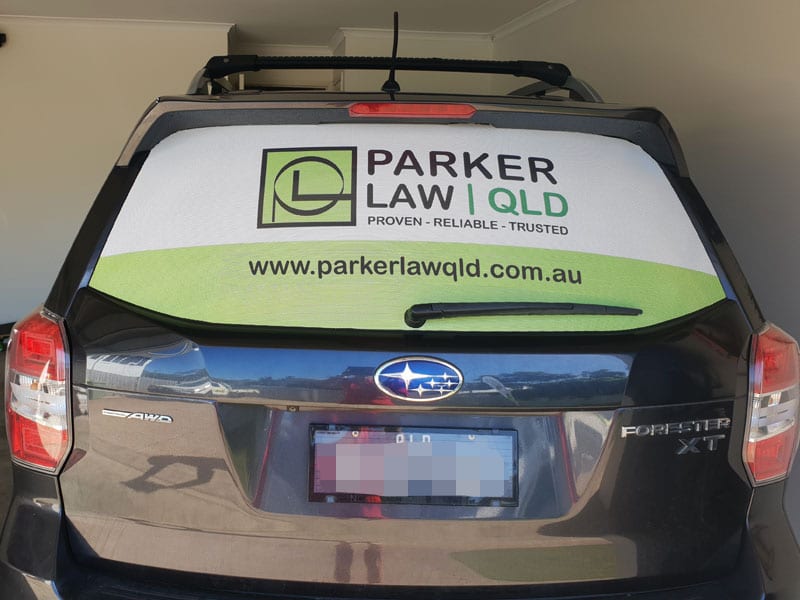 Parker Law QLD Commercial Signage Vehicle Signage by Strategic Media Partners