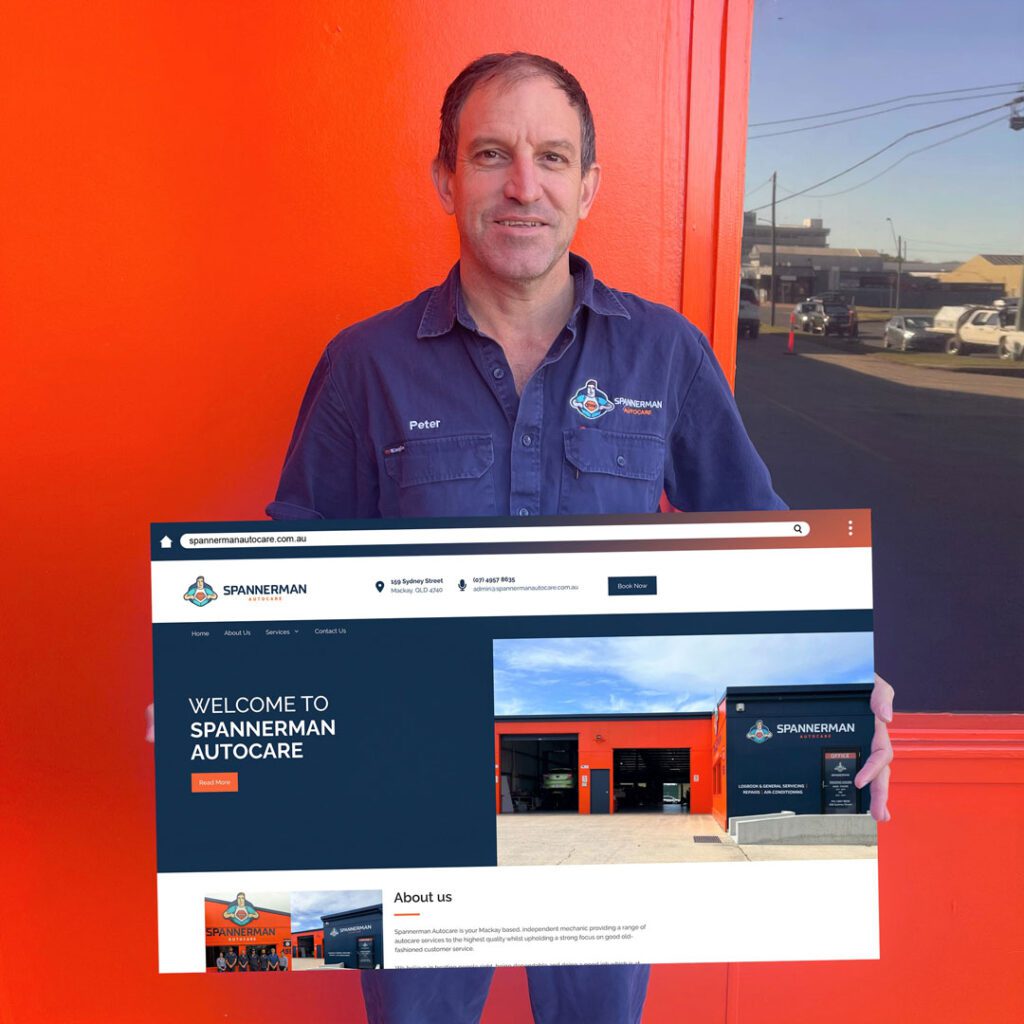 SPANNERMAN Autocare Website Design and Developed by Strategic Media Partners Mackay