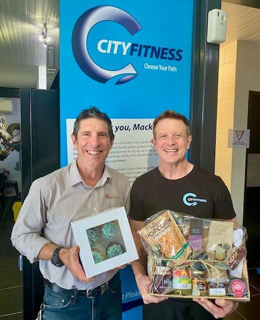 Steve Leigh & City Fitness gift created by Strategic Media Partners