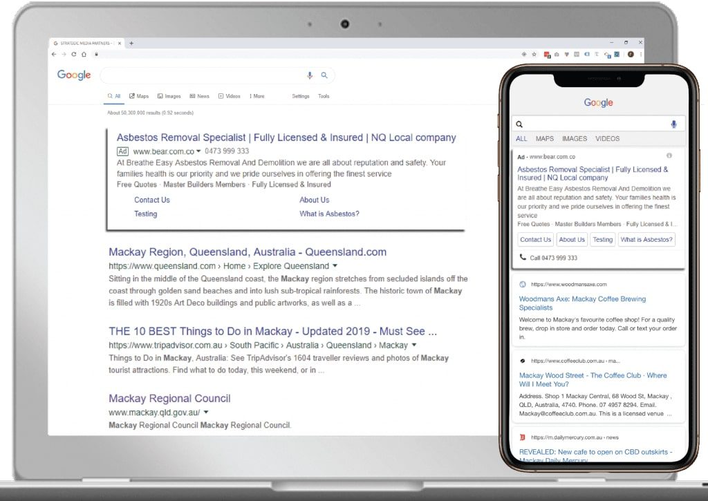 BEAR Digital Marketing Google Search Ad