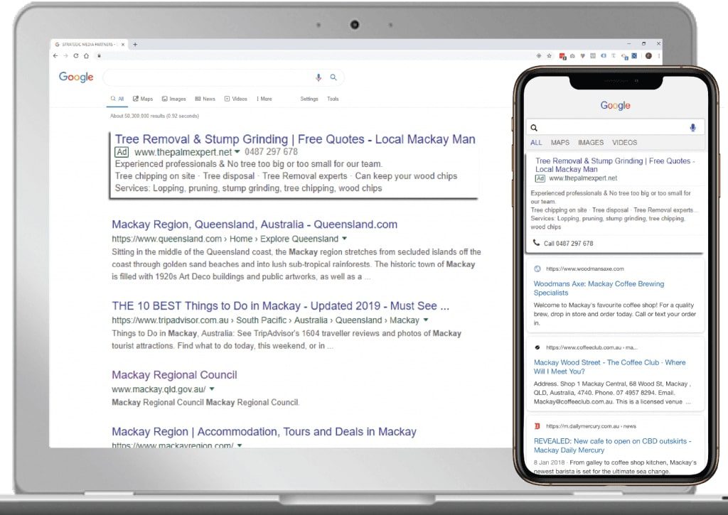 The Tree Expert Digital Marketing Google Search Ad